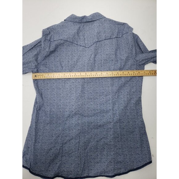 Roper Wear The West Shirt Mens XL Pearl Snap Long Sleeve With Chest Pockets - Picture 11 of 11